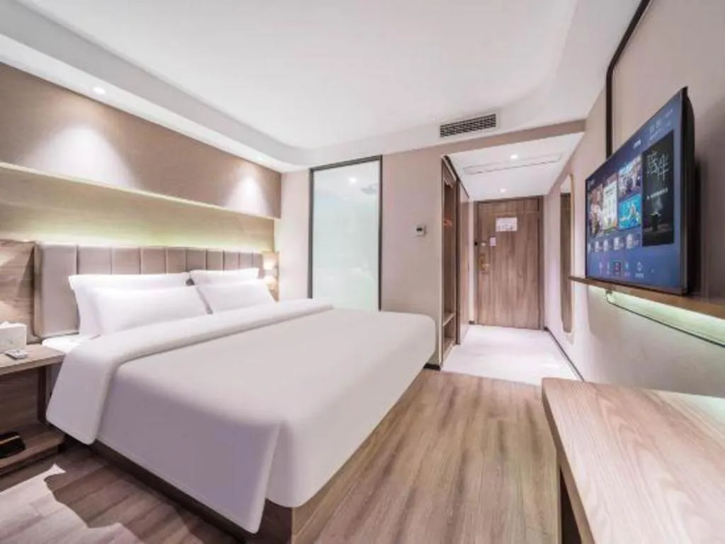 Bed in 7 Days Premium Hotel Chongqing Jiangbei International Airport Terminal 3