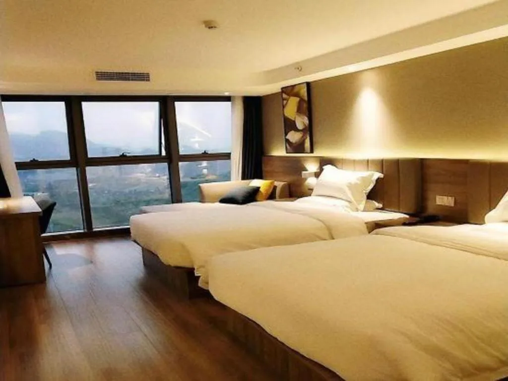 Bed in 7 Days Premium Hotel Chongqing Jiangbei International Airport Terminal 3