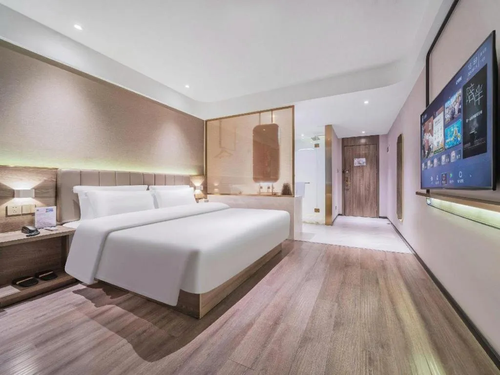 Bed in 7 Days Premium Hotel Chongqing Jiangbei International Airport Terminal 3