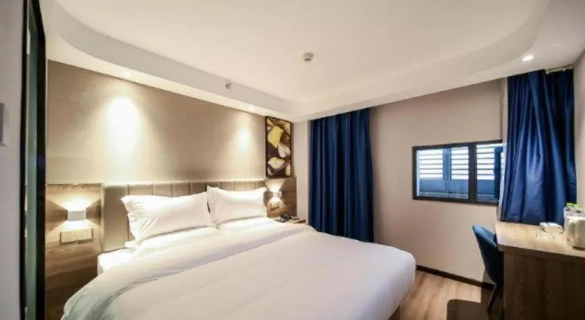 Bed in 7 Days Premium Hotel Chongqing Jiangbei International Airport Terminal 3