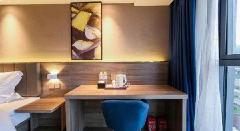 Bed in 7 Days Premium Hotel Chongqing Jiangbei International Airport Terminal 3