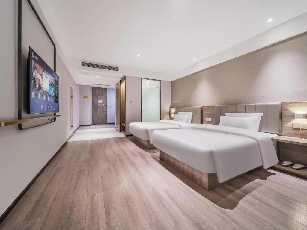 Bed in 7 Days Premium Hotel Chongqing Jiangbei International Airport Terminal 3