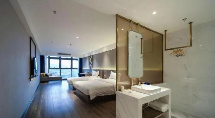 Bed in 7 Days Premium Hotel Chongqing Jiangbei International Airport Terminal 3