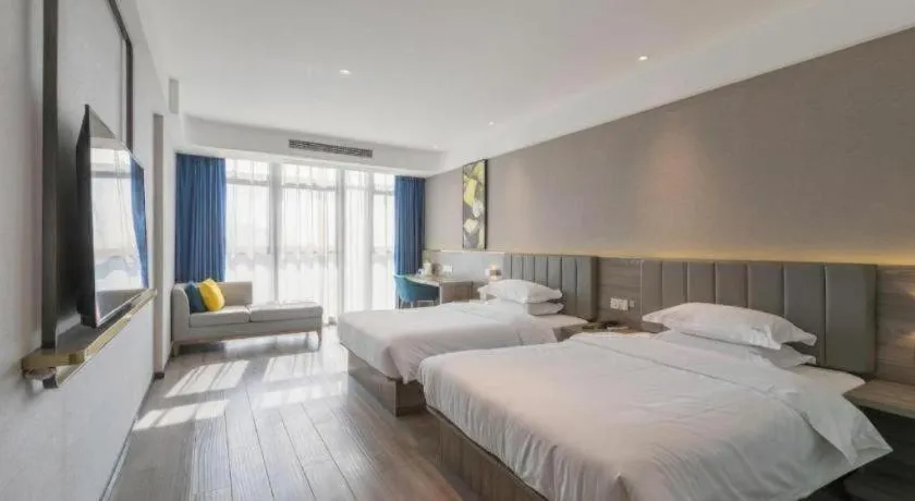 Bed in 7 Days Premium Hotel Chongqing Jiangbei International Airport Terminal 3