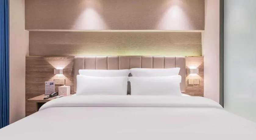 Bed in 7 Days Premium Hotel Chongqing Jiangbei International Airport Terminal 3