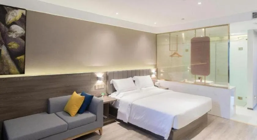 Bed in 7 Days Premium Hotel Chongqing Jiangbei International Airport Terminal 3