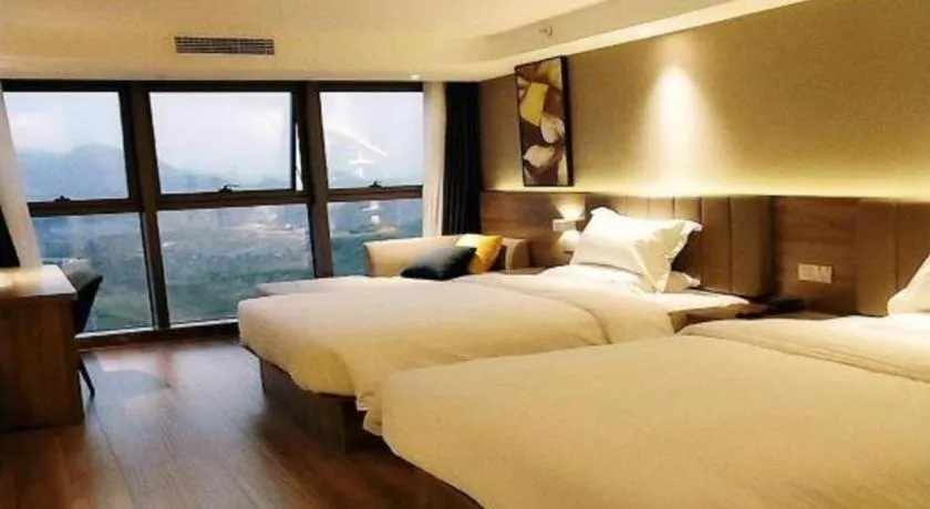 Bed in 7 Days Premium Hotel Chongqing Jiangbei International Airport Terminal 3