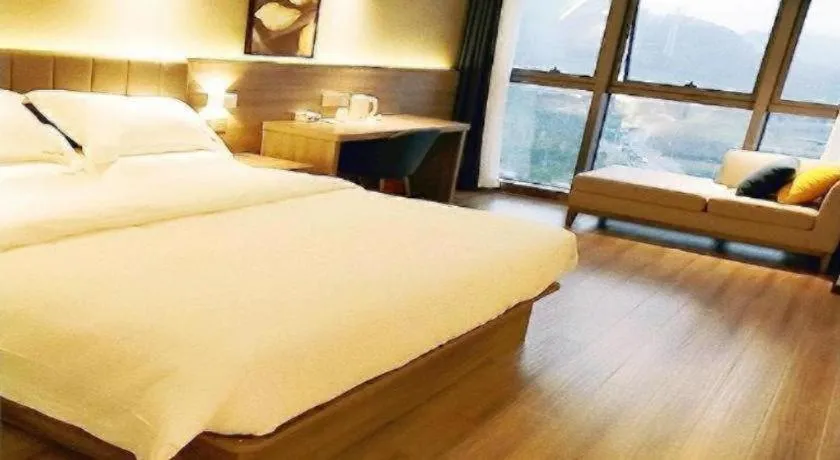 Bed in 7 Days Premium Hotel Chongqing Jiangbei International Airport Terminal 3