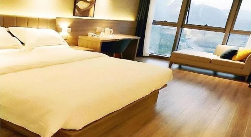 Bed in 7 Days Premium Hotel Chongqing Jiangbei International Airport Terminal 3