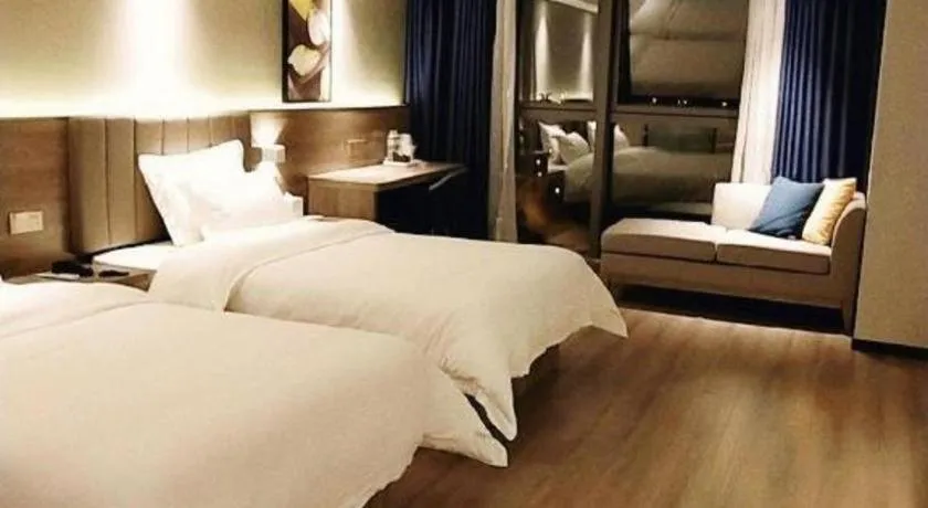 Bed in 7 Days Premium Hotel Chongqing Jiangbei International Airport Terminal 3