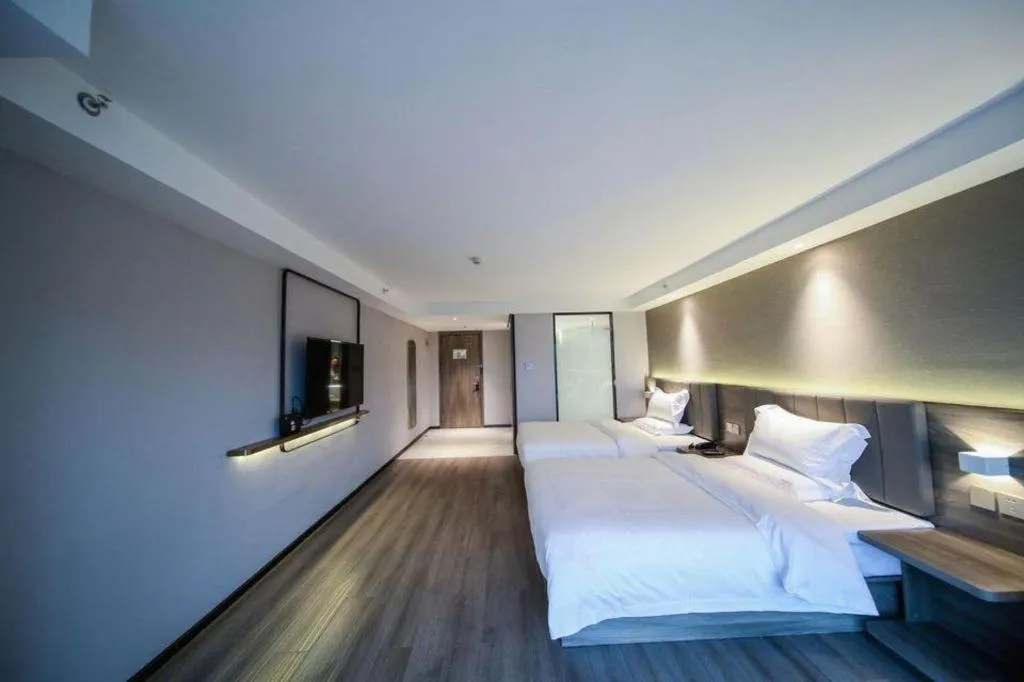Bed in 7 Days Premium Hotel Chongqing Jiangbei International Airport Terminal 3
