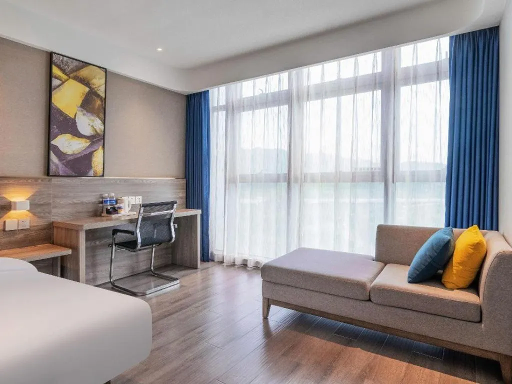 Bed in 7 Days Premium Hotel Chongqing Jiangbei International Airport Terminal 3