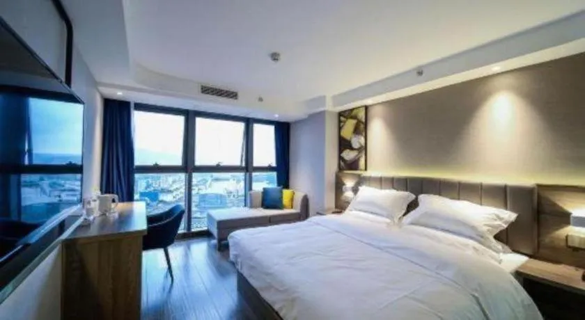 Bed in 7 Days Premium Hotel Chongqing Jiangbei International Airport Terminal 3