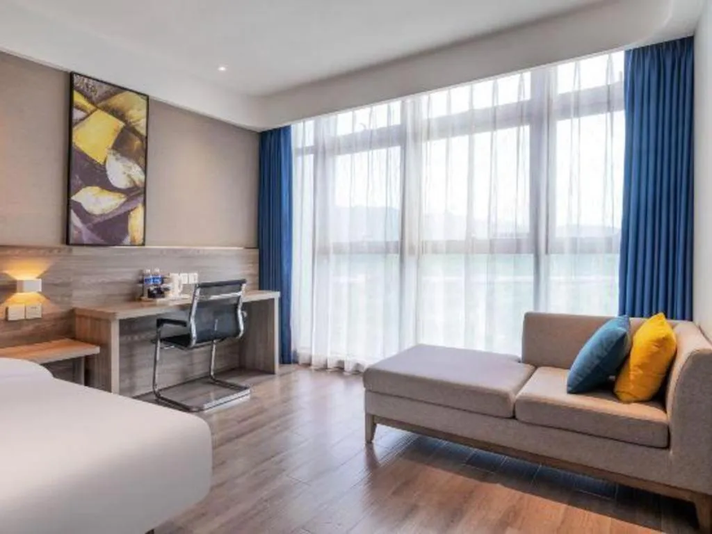 Bed in 7 Days Premium Hotel Chongqing Jiangbei International Airport Terminal 3