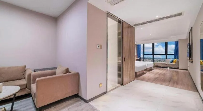 Bed in 7 Days Premium Hotel Chongqing Jiangbei International Airport Terminal 3