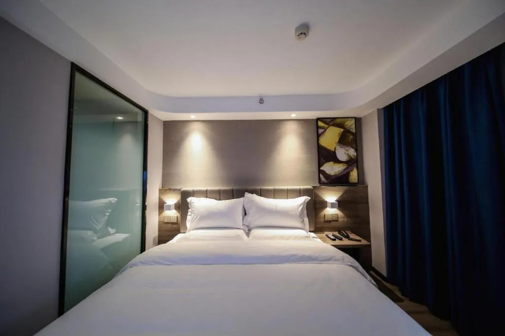Bed in 7 Days Premium Hotel Chongqing Jiangbei International Airport Terminal 3