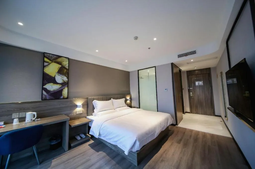 Bed in 7 Days Premium Hotel Chongqing Jiangbei International Airport Terminal 3