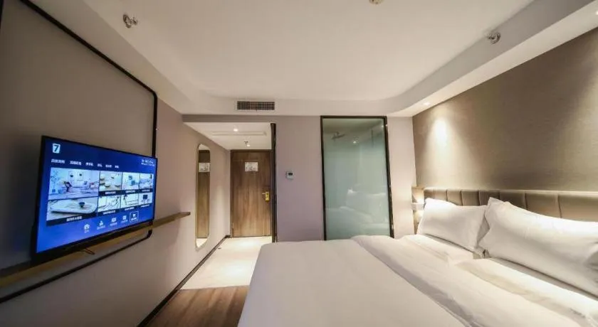 Bed in 7 Days Premium Hotel Chongqing Jiangbei International Airport Terminal 3