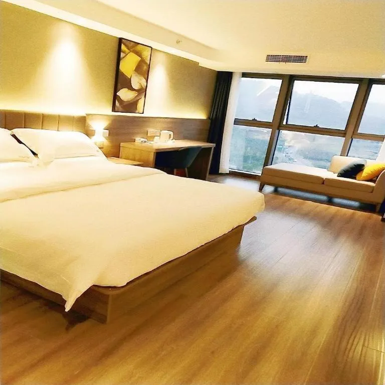 Bed in 7 Days Premium Hotel Chongqing Jiangbei International Airport Terminal 3