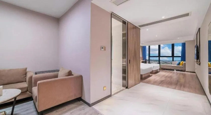 Bed in 7 Days Premium Hotel Chongqing Jiangbei International Airport Terminal 3