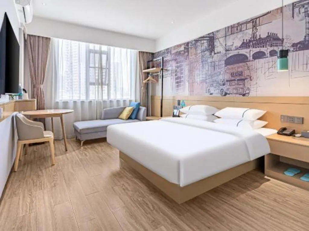 Bed in City Comfort Inn Kunming Xi'an Kang Road