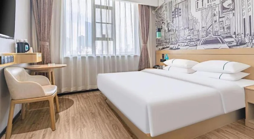 Bed in City Comfort Inn Kunming Xi'an Kang Road