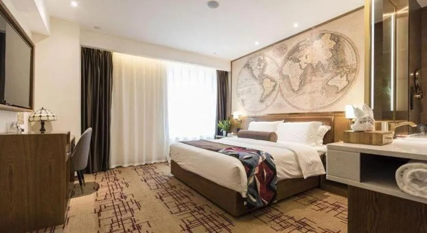 Bed in James Joyce Coffetel Zhengzhou Beilong Wetland Park