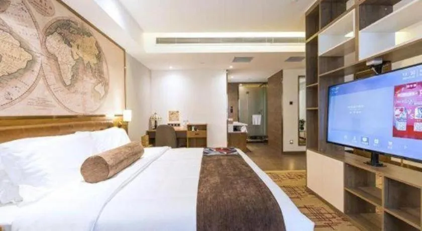 Bed in James Joyce Coffetel Zhengzhou Beilong Wetland Park
