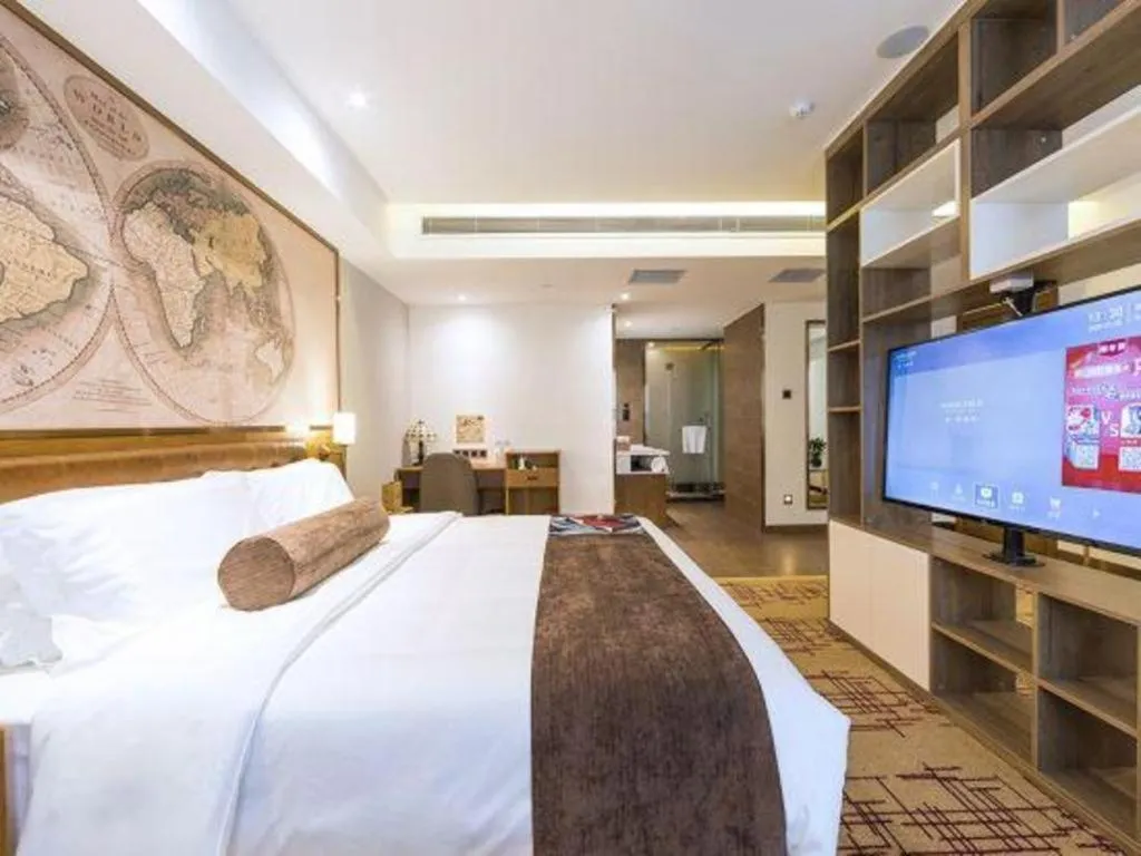Bed in James Joyce Coffetel Zhengzhou Beilong Wetland Park