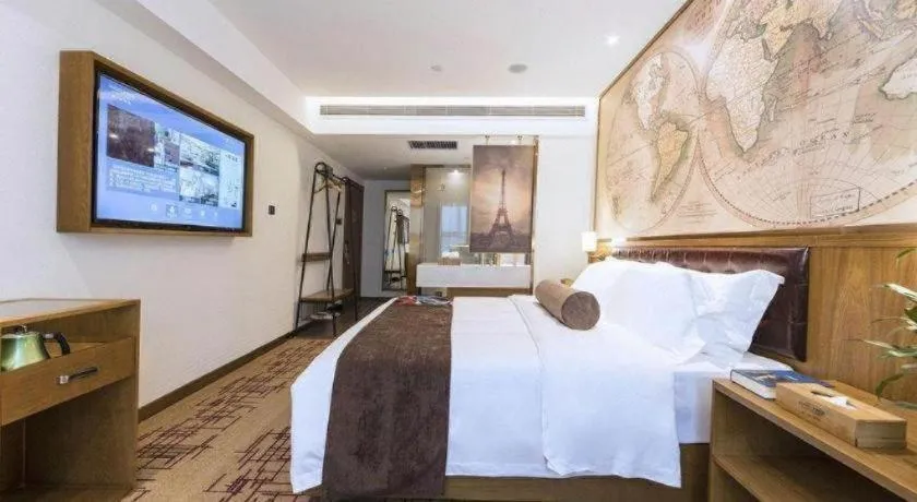 Bed in James Joyce Coffetel Zhengzhou Beilong Wetland Park