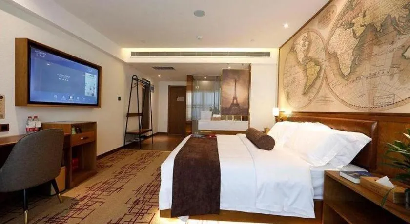 Bed in James Joyce Coffetel Zhengzhou Beilong Wetland Park