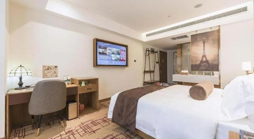 Bed in James Joyce Coffetel Zhengzhou Beilong Wetland Park