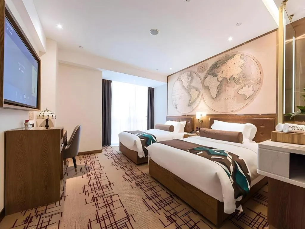 Bed in James Joyce Coffetel Zhengzhou Beilong Wetland Park