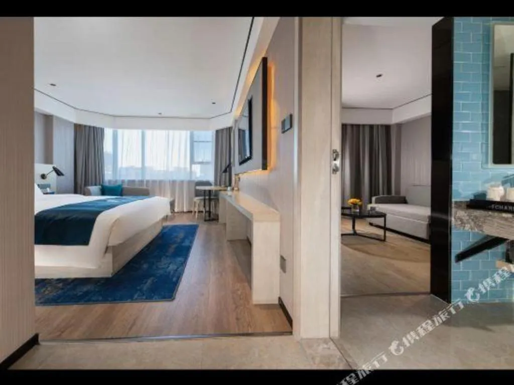 Bed in Echarm Hotel Shenzhen World Exhibition and Convention Center