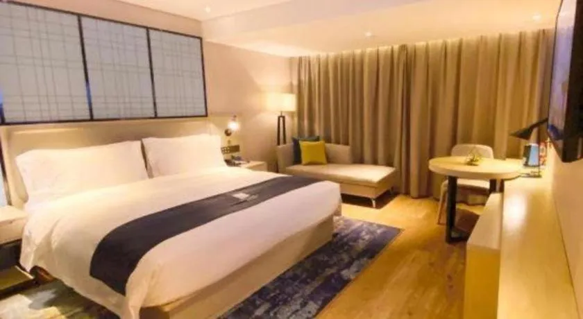 Bed in Echarm Hotel Shenzhen World Exhibition and Convention Center