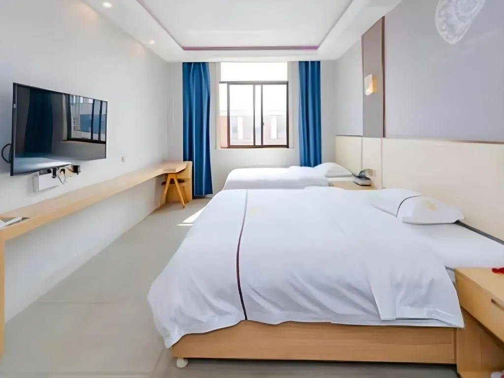 Bed in Shell Hotel Jiangsu Kunshan Lujia Town Youyi Road