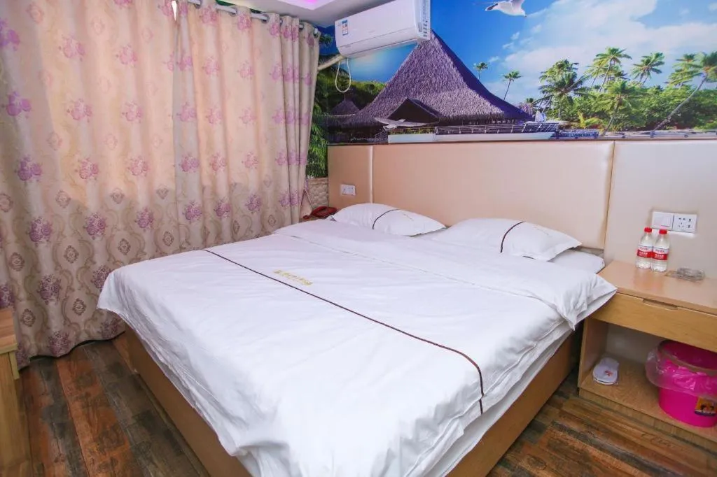 Bed in Shell Hotel Jiangsu Kunshan Lujia Town Youyi Road