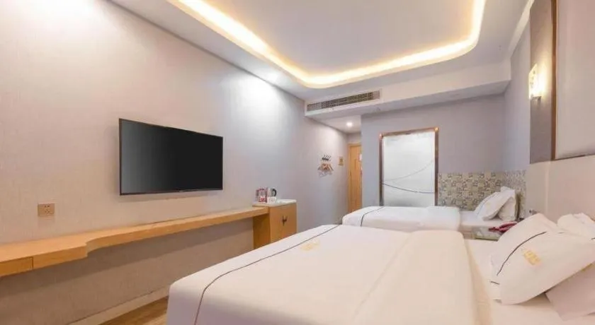 Bed in Shell Hotel Jiangsu Kunshan Lujia Town Youyi Road