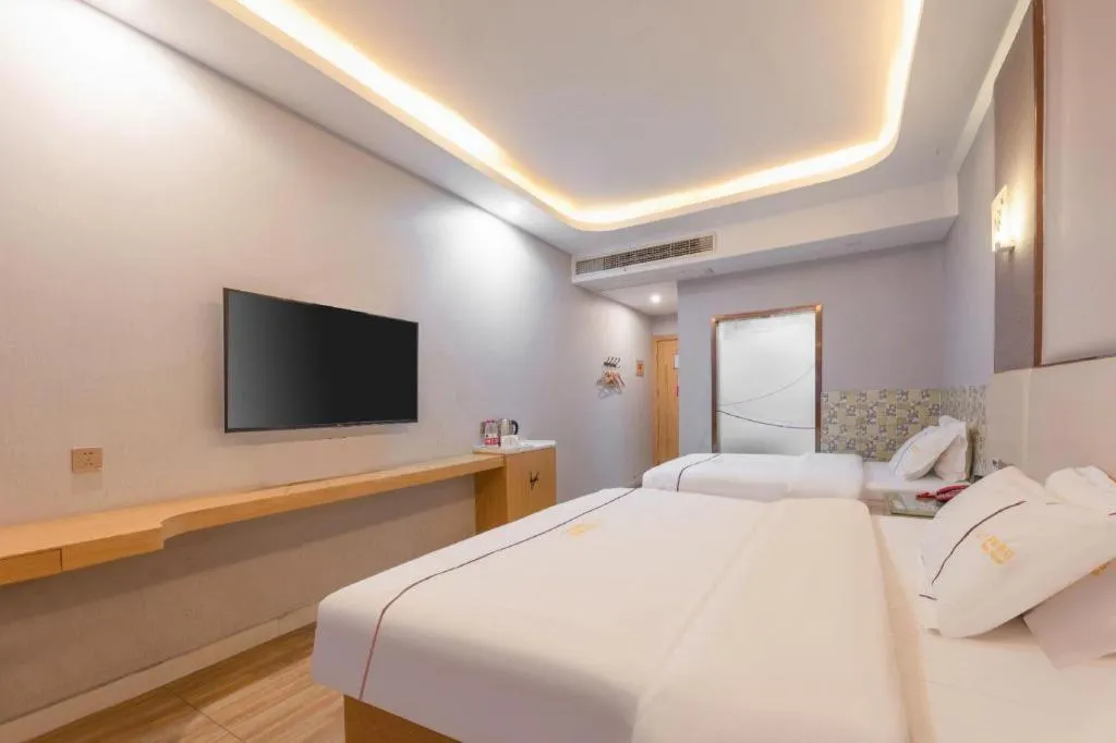 Bed in Shell Hotel Jiangsu Kunshan Lujia Town Youyi Road