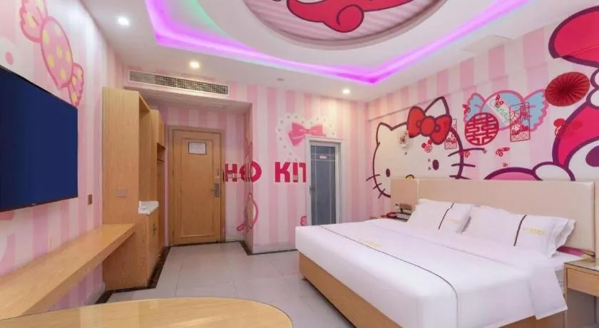 Bed in Shell Hotel Jiangsu Kunshan Lujia Town Youyi Road