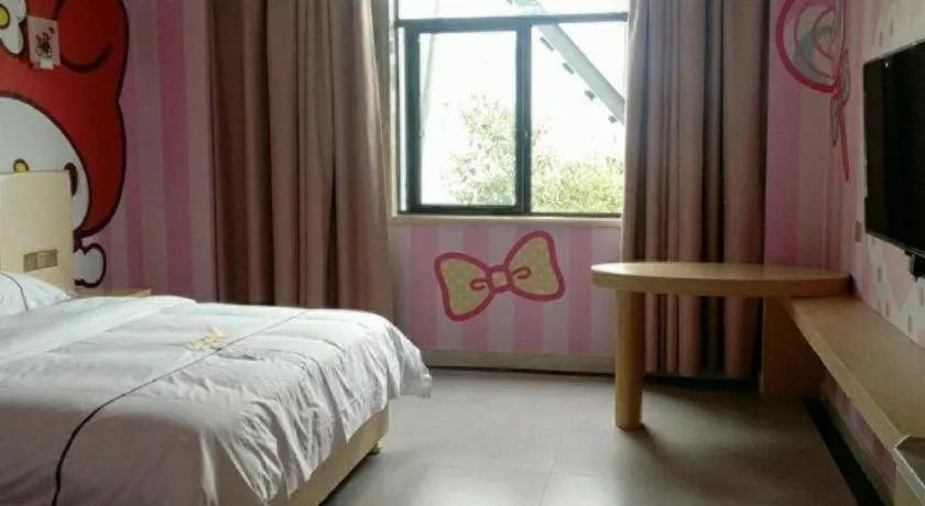 Bed in Shell Hotel Jiangsu Kunshan Lujia Town Youyi Road