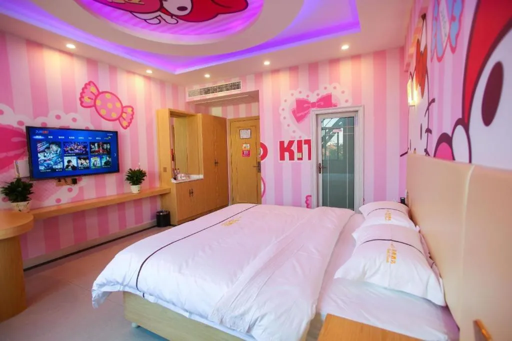 Bed in Shell Hotel Jiangsu Kunshan Lujia Town Youyi Road