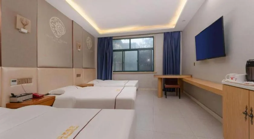 Bed in Shell Hotel Jiangsu Kunshan Lujia Town Youyi Road