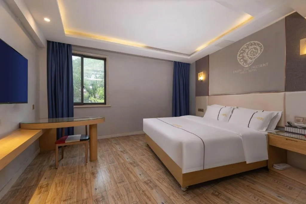 Bed in Shell Hotel Jiangsu Kunshan Lujia Town Youyi Road
