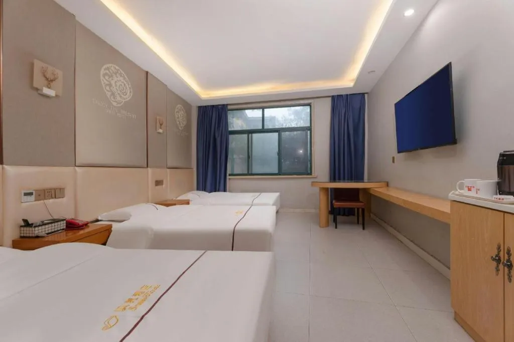 Bed in Shell Hotel Jiangsu Kunshan Lujia Town Youyi Road