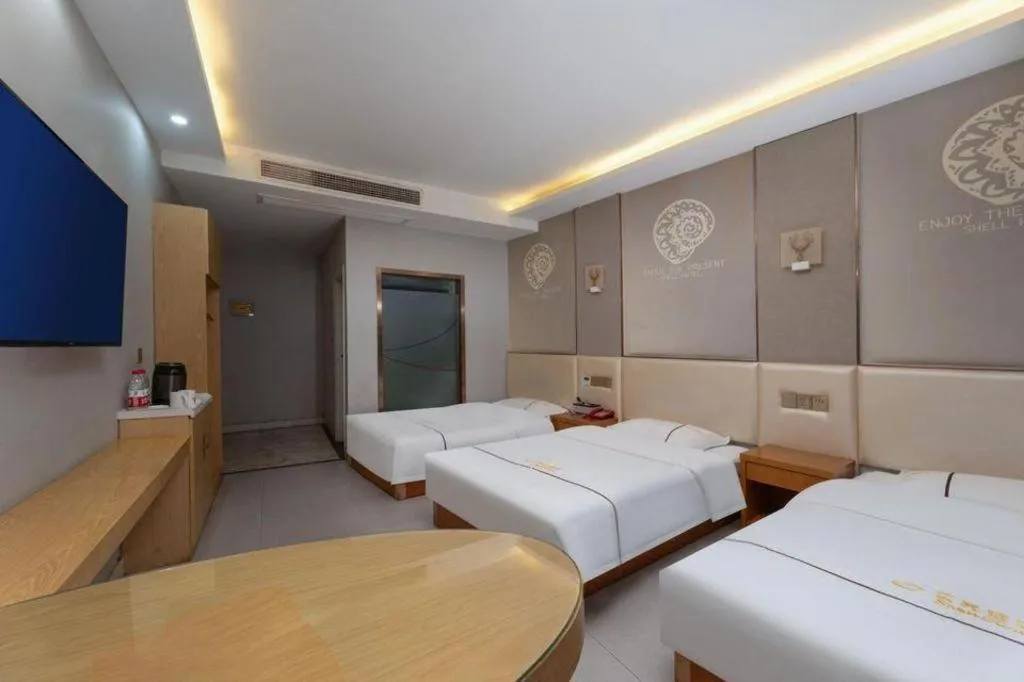 Bed in Shell Hotel Jiangsu Kunshan Lujia Town Youyi Road