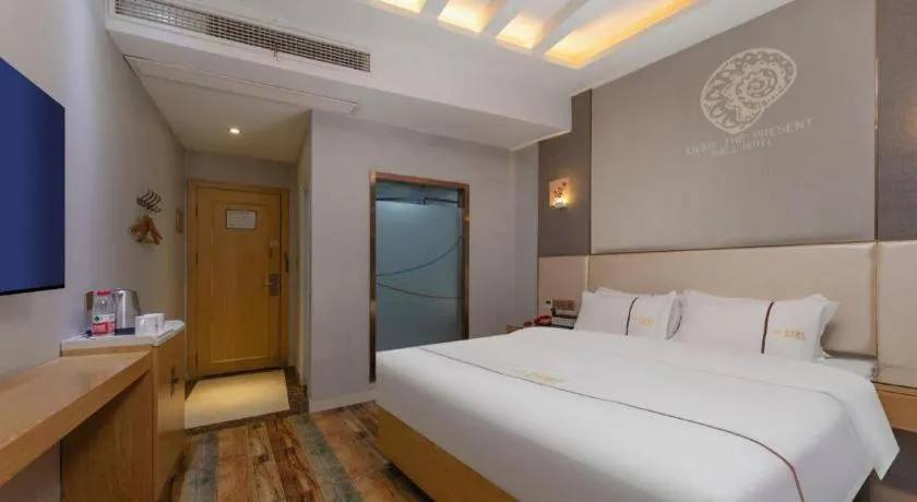 Bed in Shell Hotel Jiangsu Kunshan Lujia Town Youyi Road