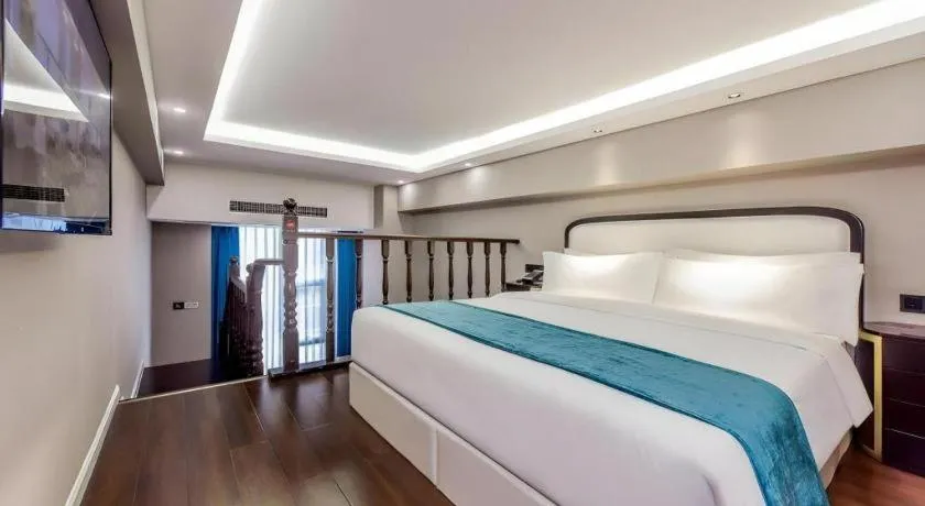 Bed in GEM Hotel Chengdu Chunxi Road Taiguli