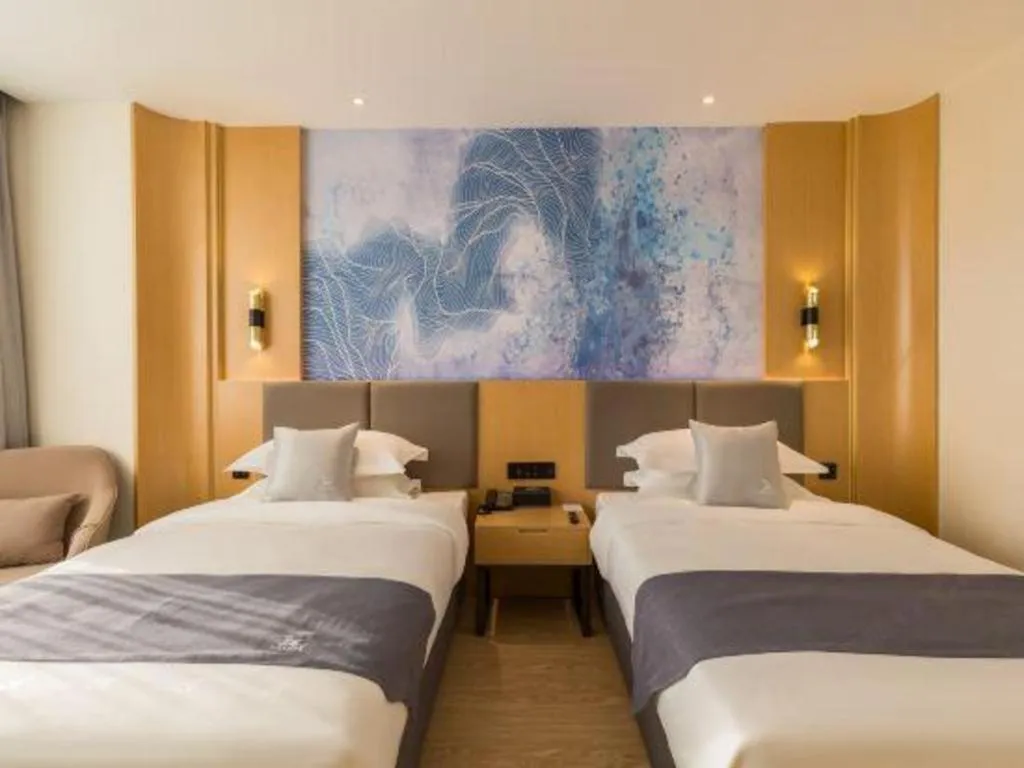 Bed in GreenTree Eastern Hotel Tianjin Dongli Development Zone Xinli Metro Station