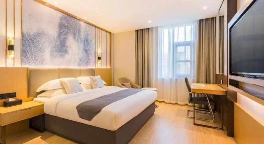Bed in GreenTree Eastern Hotel Tianjin Dongli Development Zone Xinli Metro Station